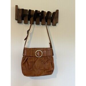 Vera Pelle Avorio Women’s Shoulder Bag Purse Brown Leather from Italy MRSP $150